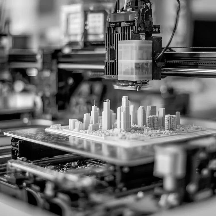 ¿Qué materiales plásticos se utilizan para los componentes impresos en 3D?