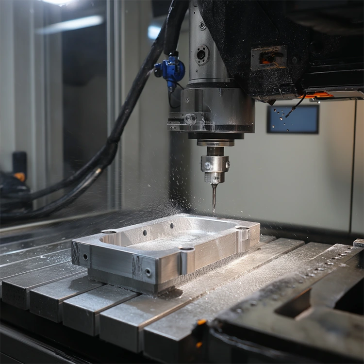 Piezas de mecanizado CNC complejas de 5 ejes