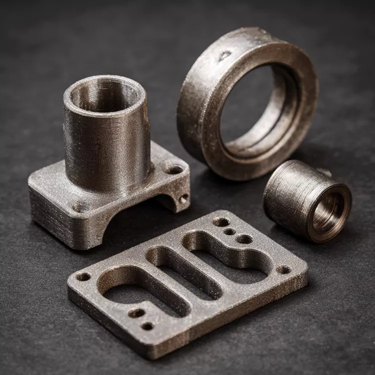 Piezas impresas en 3D de metal de alta resistencia